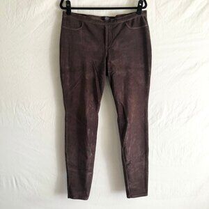 Retro Brown Corduroy Leggings